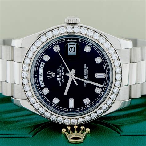 white gold rolex president watch 41mm price|pre owned presidential rolex watches.